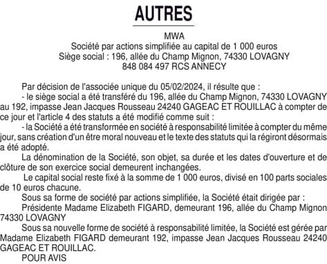 Contenu publication