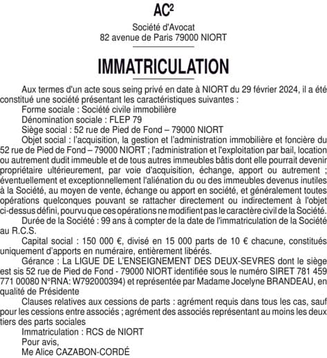 Contenu publication