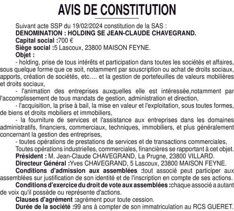 Contenu publication