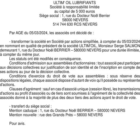 Contenu publication