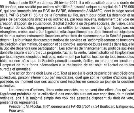 Contenu publication