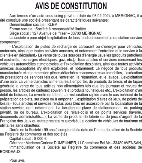 Contenu publication
