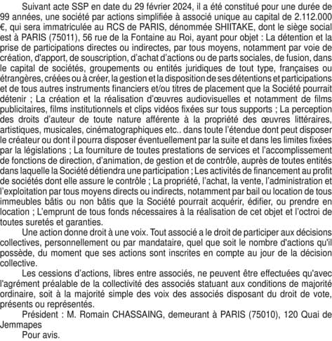 Contenu publication