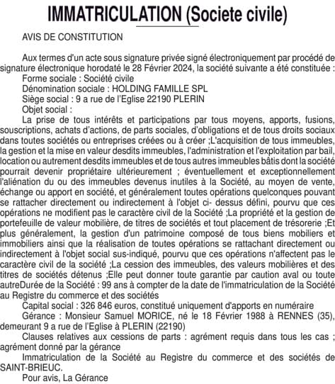 Contenu publication