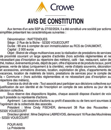 Contenu publication