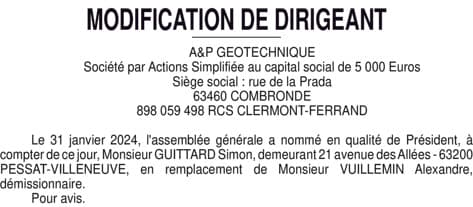 Contenu publication