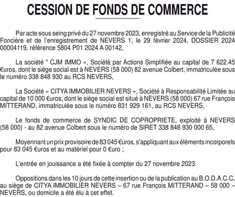 Contenu publication
