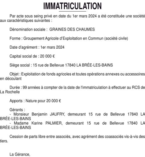 Contenu publication