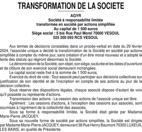 Contenu publication