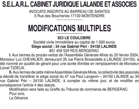 Contenu publication