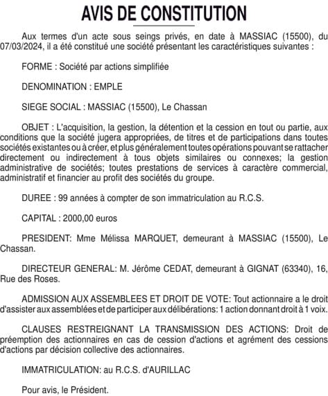 Contenu publication
