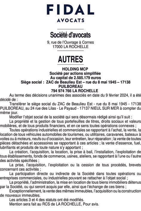 Contenu publication
