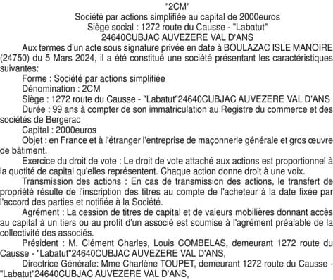 Contenu publication