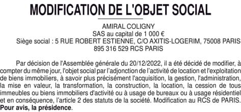 Contenu publication