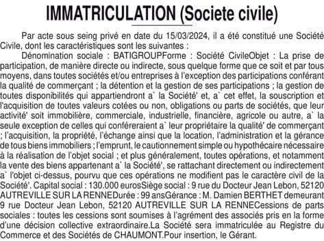 Contenu publication