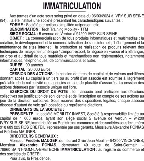 Contenu publication