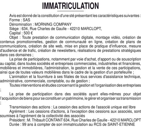 Contenu publication