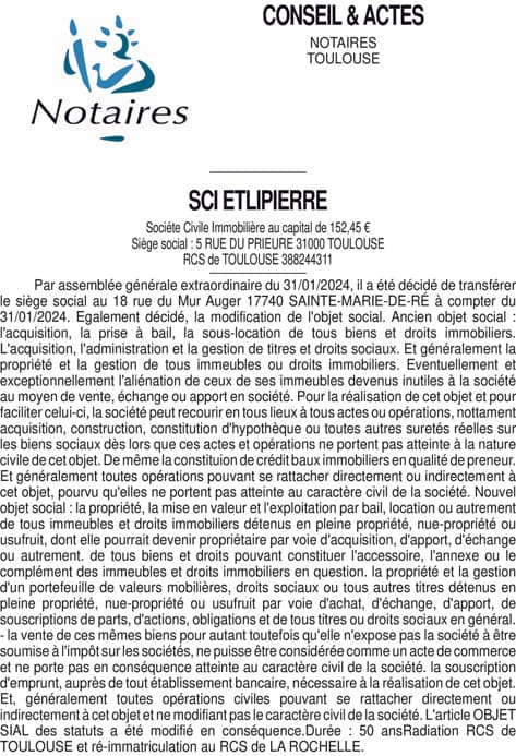 Contenu publication
