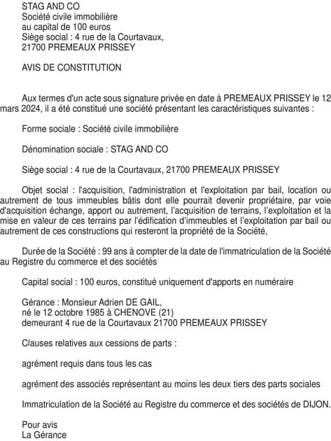 Contenu publication