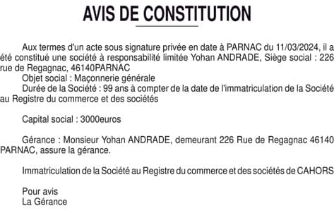 Contenu publication