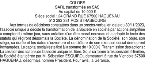 Contenu publication