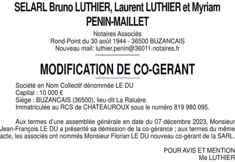 Contenu publication