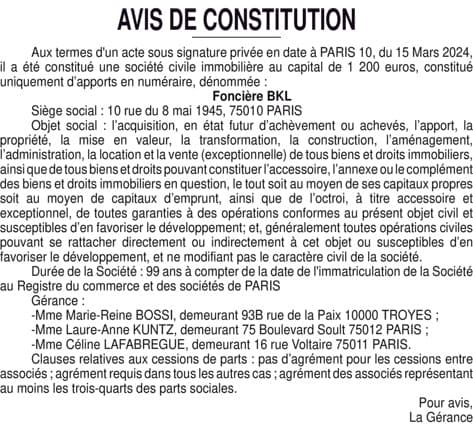 Contenu publication