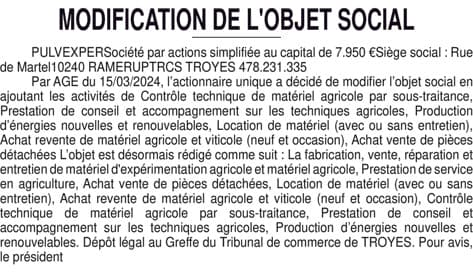 Contenu publication