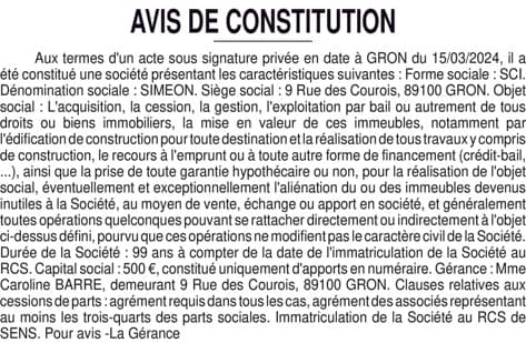 Contenu publication