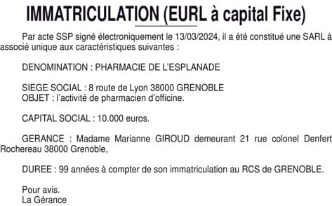 Contenu publication