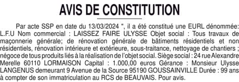 Contenu publication