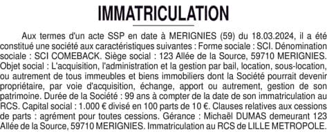 Contenu publication