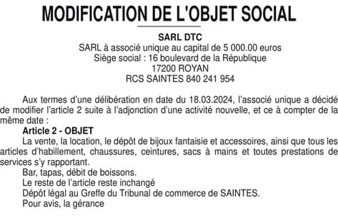 Contenu publication