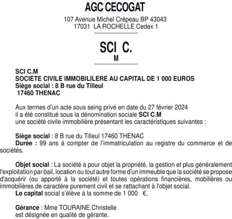 Contenu publication