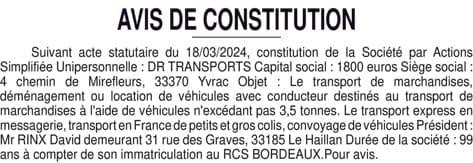 Contenu publication
