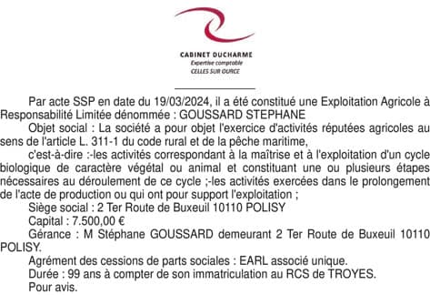 Contenu publication
