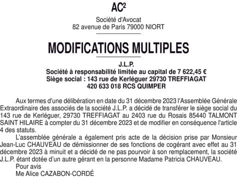 Contenu publication