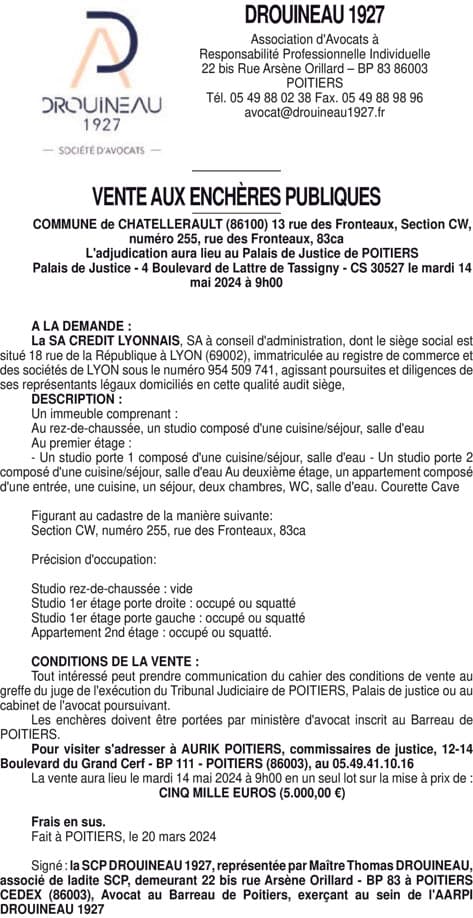 Contenu publication
