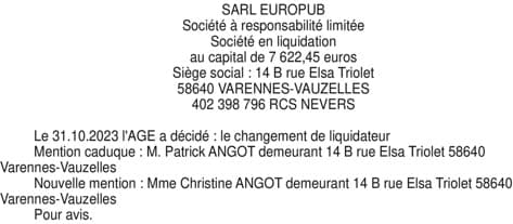 Contenu publication
