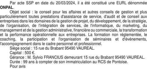 Contenu publication