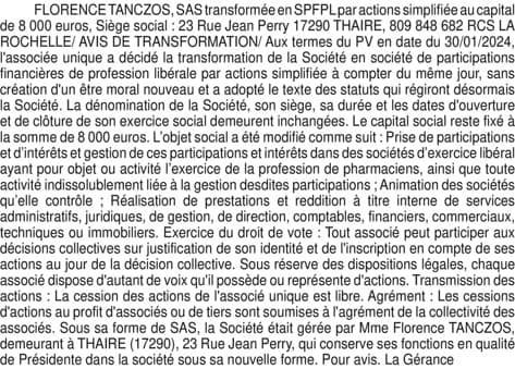 Contenu publication
