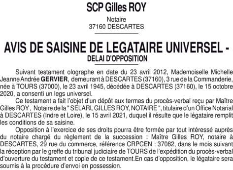 Contenu publication