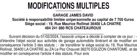 Contenu publication