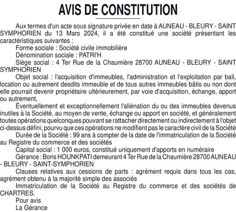 Contenu publication