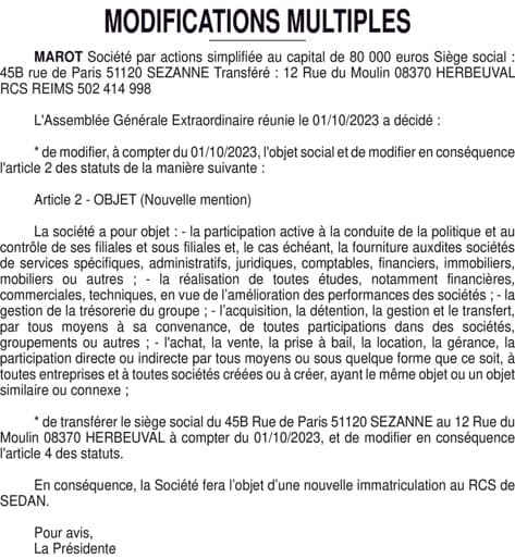 Contenu publication