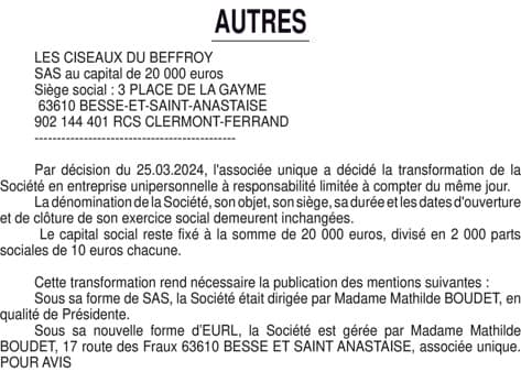 Contenu publication