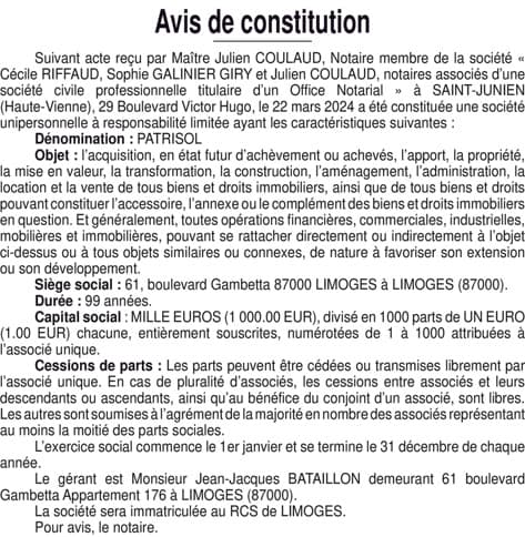 Contenu publication