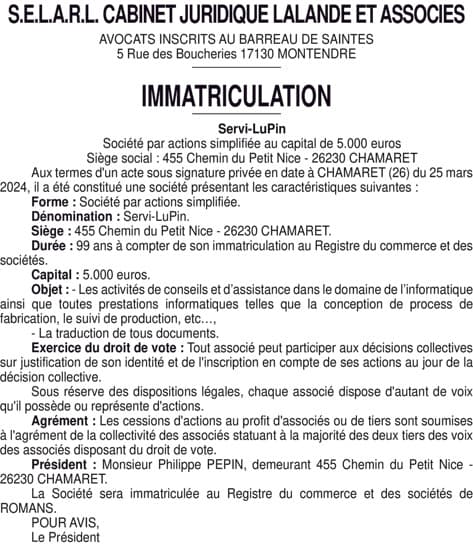 Contenu publication