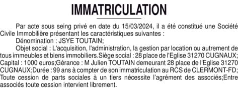 Contenu publication