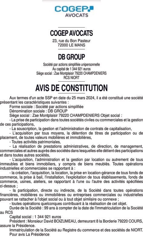 Contenu publication